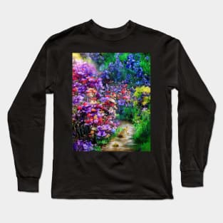 floral landscape Long Sleeve T-Shirt